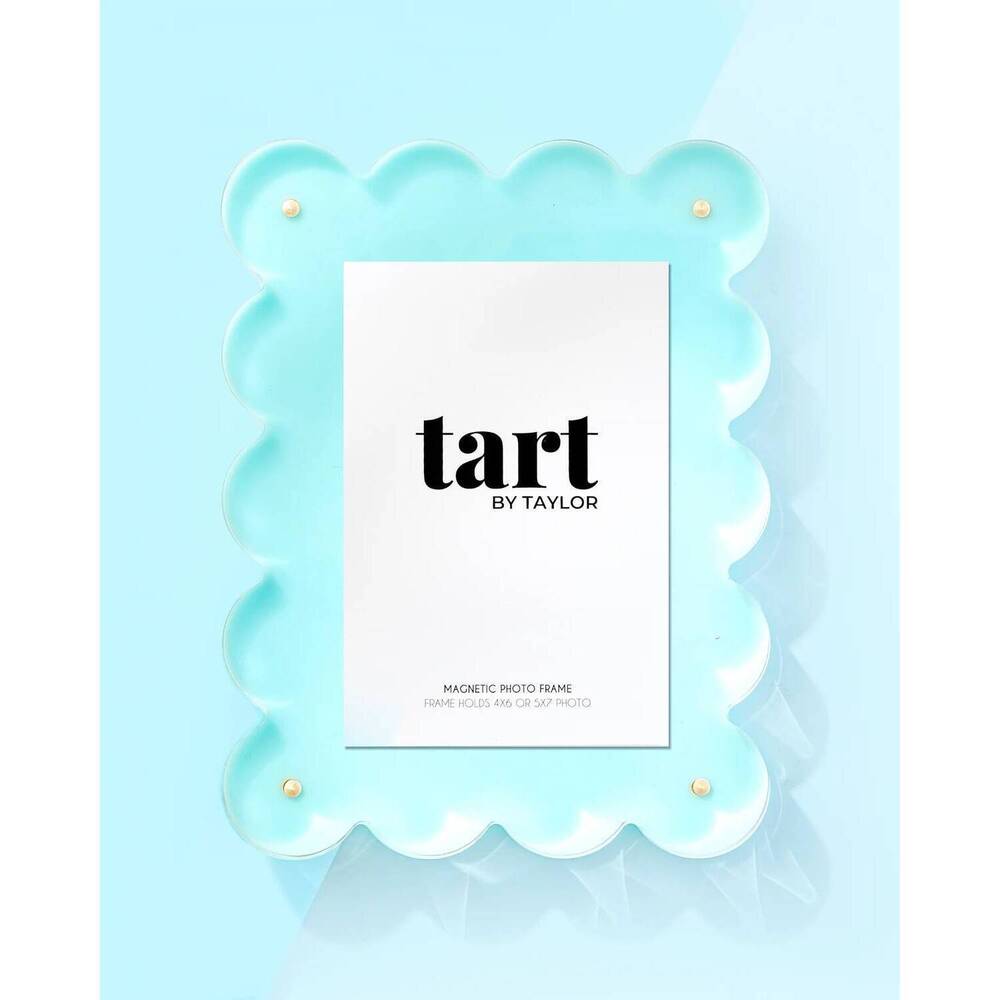 NEW TART BY TAYLOR acrylic picture frame in blue